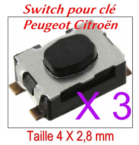 Switch bouton pour - 3x,