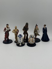 Lot Of 7 Star Wars PVC Action Figure Set Cake Toppers Figurines Lucas Film