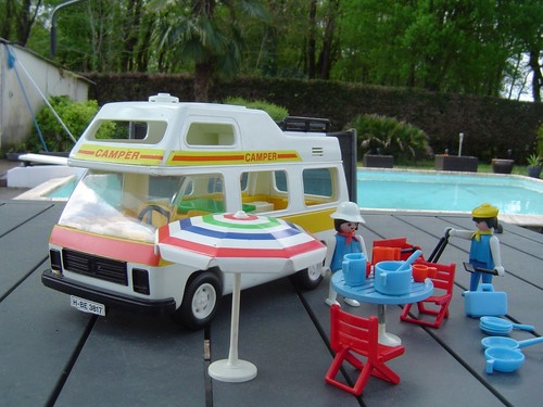 Ancien camping car - ancien, playmobil