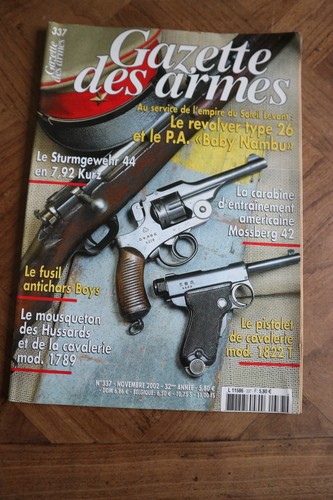 Revue gazette armes 337 - gazette,