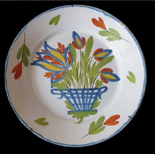 Assiette faïence - assiette, en