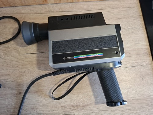 Vintage hitachi color camera - color,
