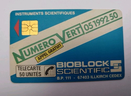 Télécarte privée bioblock - télécarte,