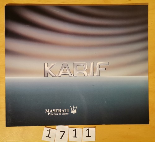 Maserati karif prospectus - karif,