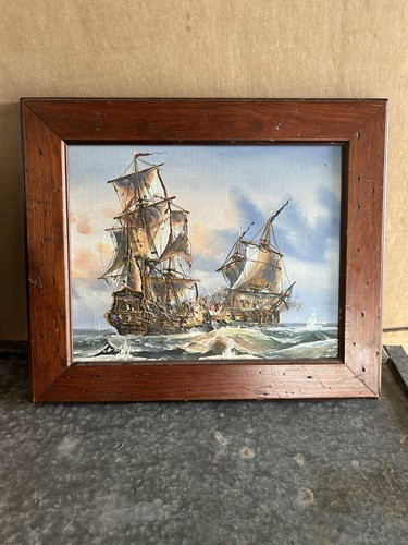 Tableau peinture marine cadre - tableau,