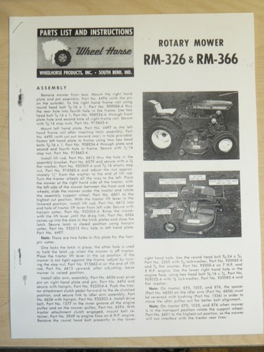 1965 wheel horse tractor - wheel,