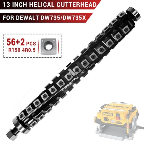 Helical cutterhead for dewalt - cutterhead,