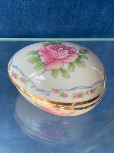 Antique vintage egg trinket - antique,