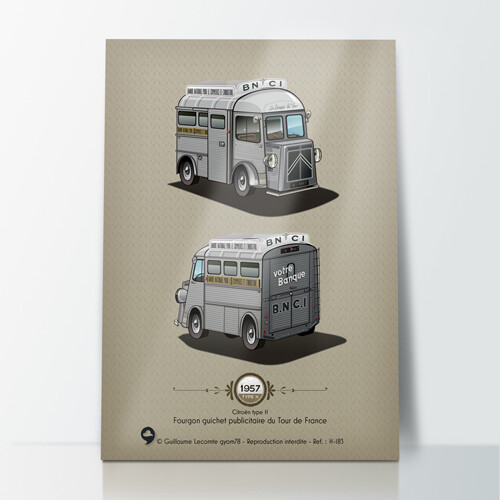 Citroen cartes postales - citroen, hy