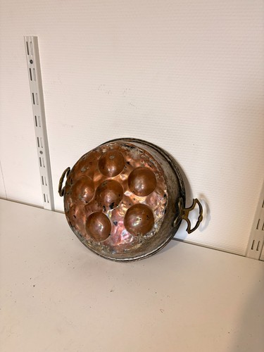 Ancien moule poêle cuivre - poêle,
