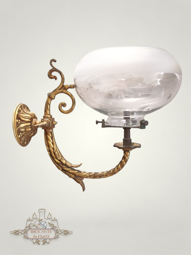 Ancienne lampe applique gaz - lampe,