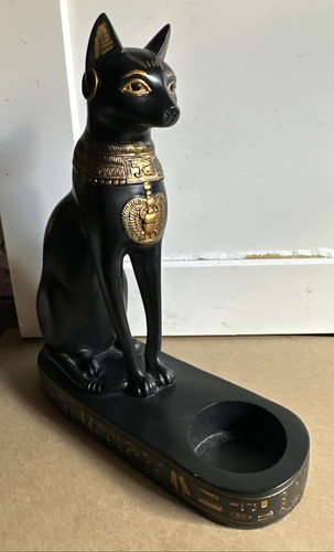 Black egyptian sphynx - egyptian, cat