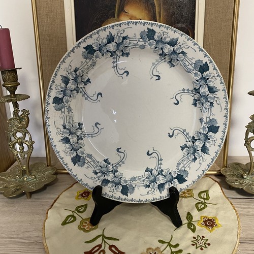 Plat rond faience boch - en,