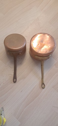 Lot casseroles cuivre - lot, 2