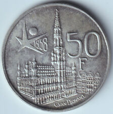 MONNAIE BELGE 100 FRANCS 1958