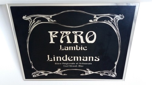 Plaque publicitaire - , en