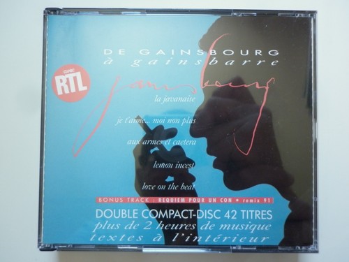 Serge gainsbourg double - double, cd