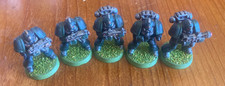 WARHAMMER. PLASTIC FIGURES. LOT OF 5 INCLUDING 1 AS IS.