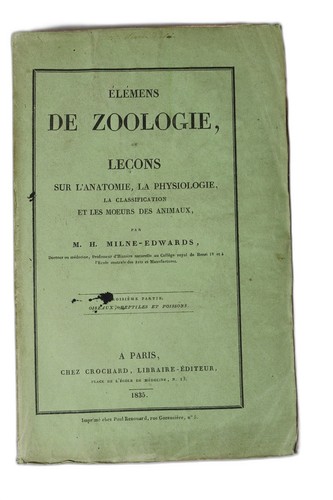Elements zoologie 1835 - -,