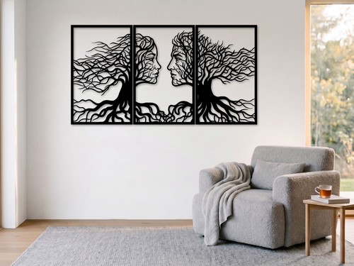 Tableau mural bois arbre - mural, en