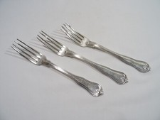 ANTIQUE COVER 3 FORKS COSSON CORBY SOLID SILVER STERLING SILVER FORK