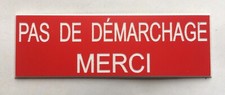 plaque, panneau "PAS DE