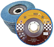 Disques À Fente 125 Mm | 30 Disques Abrasifs Grain 80 | Disque Lamelle Meule