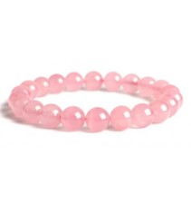 Bracelet Quartz rose - boules