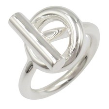 Bague HERMES Eschapee argent 925 femme d'occasion taille US 7 #55