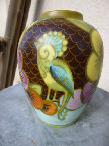 Vase ceramique art deco - vase,