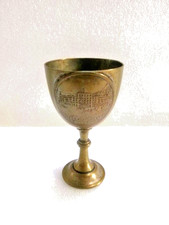 Ancien coquetier en laiton "