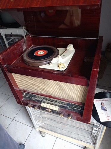 Ancien meuble radio phono - radio-phono, de
