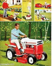 ADVERTISEMENT ADVERTISING 026 1969 Motostandard micro tractor mower