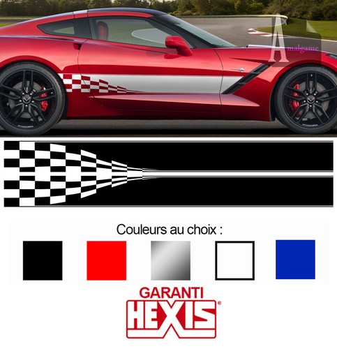 Bandes racing damiers pour - bandes,