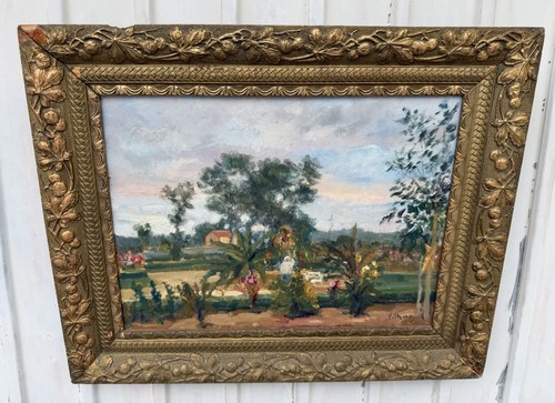 Huile sur panneau - sur, orientaliste
