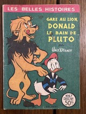 LES BELLES HISTOIRES 67 GARE AU LION DONALD LE BAIN DE PLUTO 1959 DISNEY