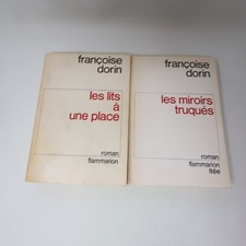 Lot 2 Françoise Dorin Les Miroirs Truqués Les Lits à une Place Livres Français