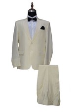 Costume Crème Pour Homme