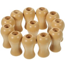 Boutons de cordon de stores de fenêtre, 12 pièces, boules suspendues en bois,