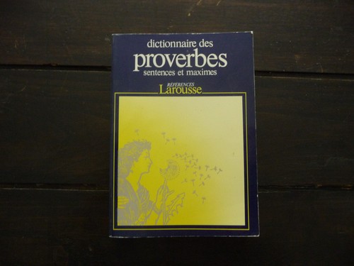 Dictionnaire des proverbes
