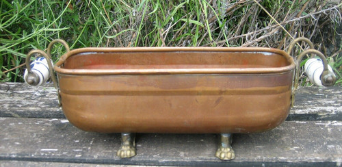 Cache pot jardinière ancienne - pot,