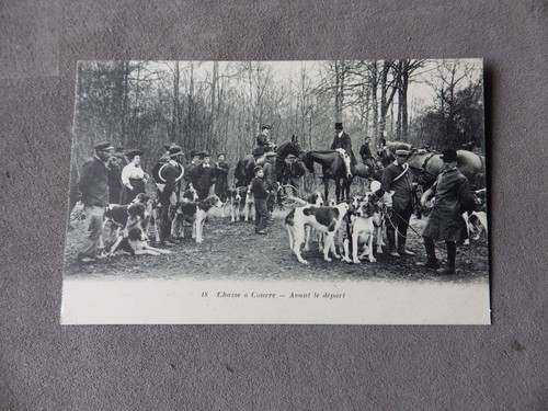 Cpa chasse courre - chasse, à