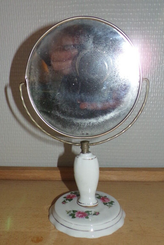Miroir ancien rond poser - ancien,