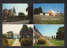 SAINT-VARENT (79) SOLAR POOL, RETIREMENT HOME & CHURCH in 1986