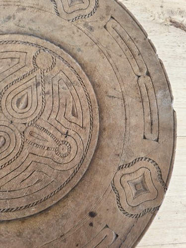 Assiette bois afrique - assiette,