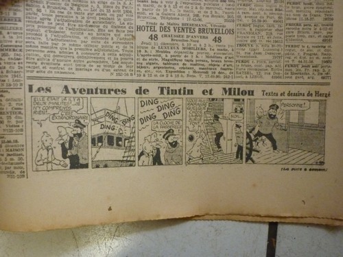 Tintin journal soir num - soir,