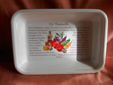 Plat au Four "Recette La Ratatouille" en Céramique