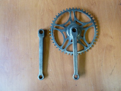 Ancien vélo pédalier - pédalier, signee