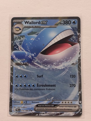 Carte pokemon wailord - carte,