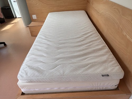 Surmatelas 90x200cm blanc - surmatelas,